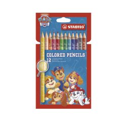 Lapices de colores stabilo patrulla canina mina 4,2 mm caja de 12 unidades colores surtidos