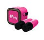 Altavoz de karaoke lexibook iparty portatil con 2 microfonos inalambricos color rosa