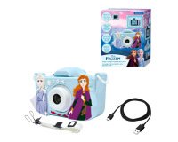Camara de fotos infantil lexibook frozen con funda protectora y tarjeta sd 8gb