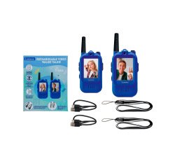 Walkie talkies lexibook con pantalla funcion llamada de video 500 m recargable