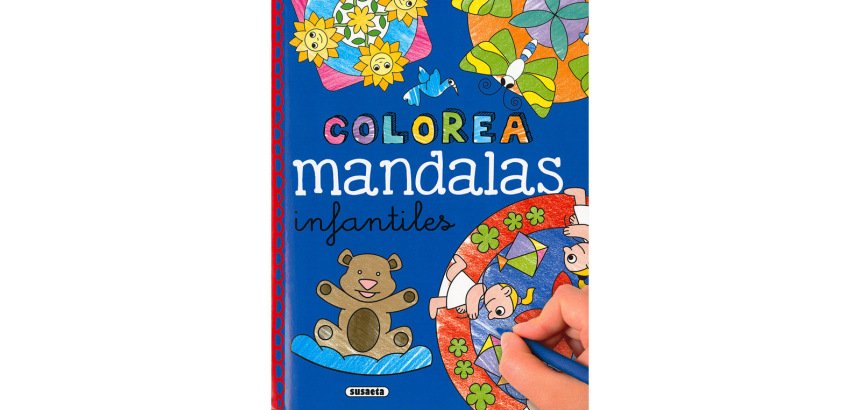 Cuaderno de colorear susaeta mandalas infantiles 96 paginas 21,4x27,8 cm
