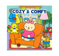 Cuaderno de colorear susaeta 2 cozy&comfy 48 paginas 24,2x24,2 cm