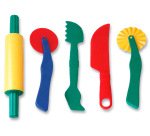 Instrumentos de modelar miniland para pasta blanda 22 cm set de 5 piezas