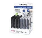 Portagomas tombow mono zero expositor de 48 unidades surtidas