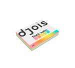 Bloc de notas electrostaticas quita y pon djois 75x100 mm 250 hojas 5 colores surtidos