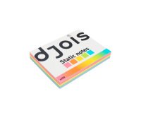 Bloc de notas electrostaticas quita y pon djois 75x100 mm 250 hojas 5 colores surtidos