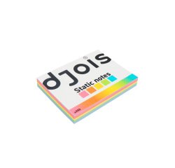 Bloc de notas electrostaticas quita y pon djois 75x100 mm 250 hojas 5 colores surtidos