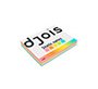 Bloc de notas electrostaticas quita y pon djois 75x100 mm 250 hojas 5 colores surtidos