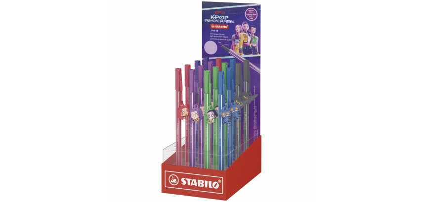 Rotulador stabilo acuarelable pen 68 k-pop expositor de 16 unidades colores surtidos