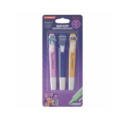 Rotulador stabilo fluorescente fino swing cool k-pop saja boys blister de 3 unidades colores surtidos