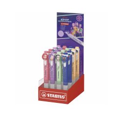Rotulador stabilo fluorescente fino swing cool k-pop expositor de 16 unidades colores surtidos