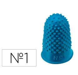 Dediles q-connect goma nº1 20-22 mm diametro caja de 12 unidades color azul