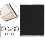 Listin telefonico q-connect tapa flexible con cantonera dorada 120x80 mm