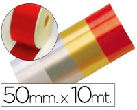 Cinta fantasia 10 mt x 50 mm rojo