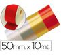 Cinta fantasia 10 m x 50 mm rojo