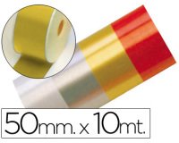 Cinta fantasia 10 mt x 50 mm oro