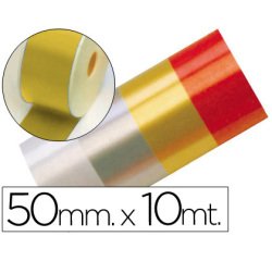 Cinta fantasia 10 mt x 50 mm oro