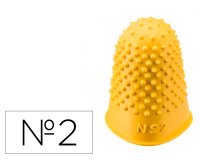 Dediles q-connect goma nº2 22-24 mm diametro caja de 12 unidades color amarillo