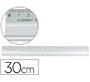 Regla q-connect metalica aluminio 30 cm