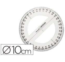 Circulo plastico liderpapel 10 cm