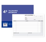 Talonario liderpapel entregas cuarto original t129 apaisado