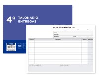 Talonario liderpapel entregas cuarto original t129 apaisado