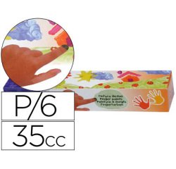 Pintura a dedos jovi 35 cc 5 colores surtidos