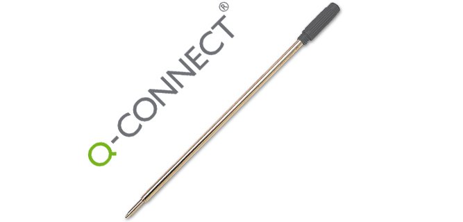 Recambio boligrafo q-connect tipo cross negro