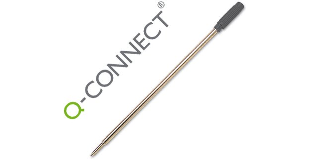 Recambio boligrafo q-connect tipo cross negro