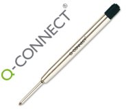 Recambio boligrafo q-connect tipo parker negro