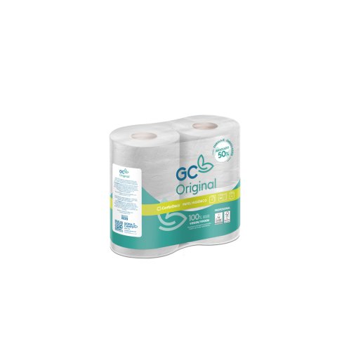 Papel higienico olimpic 2 capas-96,3mm ancho x 17,98m largo paquete de 4 rollos