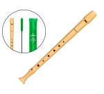 Flauta hohner 9508 color marfil funda verde