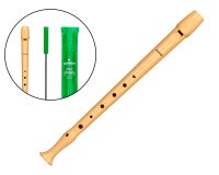 Flauta hohner 9508 color marfil funda verde