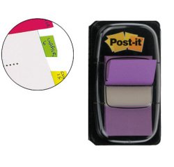 Banderitas separadoras 680-8 violeta dispensador de 50 unidades