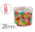 Clips colores liderpapel bote 1000 unidades colores surtidos