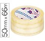 Cinta adhesiva polipropileno 46 micras transparente Eurocel 66 mt x 50 mm