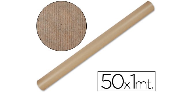 Papel kraft liderpapel marron rollo 50x1 m