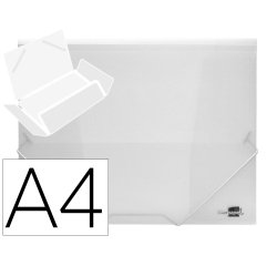 Carpeta liderpapel gomas solapas 34964 polipropileno din a4 transparente translucido