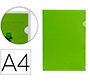 Carpeta liderpapel dossier uñero 44003 polipropileno din a4 verde 20 hojas