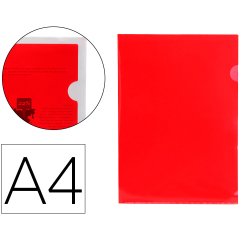 Carpeta liderpapel dossier uñero 44000 polipropileno din a4 roja 20 hojas