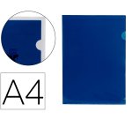 Carpeta liderpapel dossier uñero 44002 polipropileno din a4 azul 20 hojas