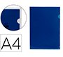 Carpeta liderpapel dossier uñero 44002 polipropileno din a4 azul 20 hojas