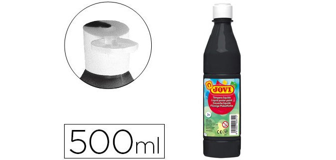 Témpera líquida escolar Jovi - Botella de 500 ml