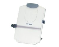 Atril para ordenador de sobremesa q-connect base regulable de plastico