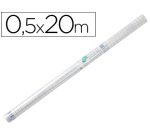 Rollo plastico adhesivo liderpapel 0.50x20 m 80 mc removible