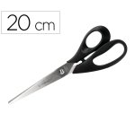 Tijera oficina q-connect inoxidable 8\" 20 cm en blister