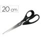 Tijera oficina q-connect inoxidable 8\" 20 cm en blister