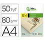 Bloc papel milimetrado liderpapel encolado a4 210x297 mm 50 hojas 80 g