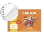 Bloc dibujo basik din a4+ espiral 23 x 32.5 cm 20 hojas microperforado