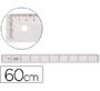 Regla liderpapel plastico cristal 60 cm